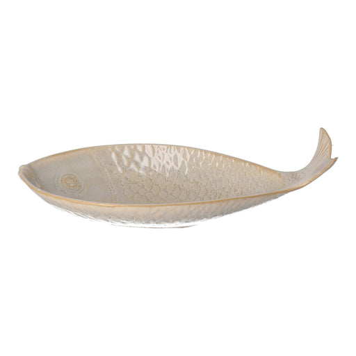 Schaal Vis Creme d'Argile 40x19cm - Schalen - Gresnovo