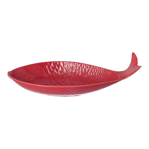 Schaal Vis Rouge Cendré 40x19cm - Schalen - Gresnovo