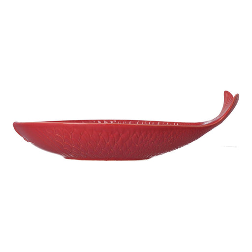 Schaal Vis Rouge Cendré 40x19cm - Schalen - Gresnovo