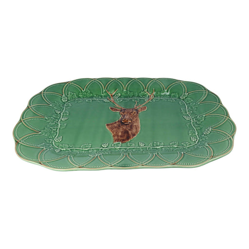 Serveerplateau hert 47,5cm - Schalen - Bordallo Pinheiro