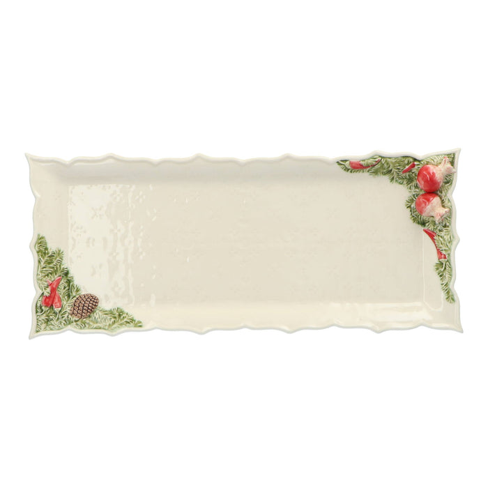 Serveerplateau kerst 43cm - Schalen - Bordallo Pinheiro
