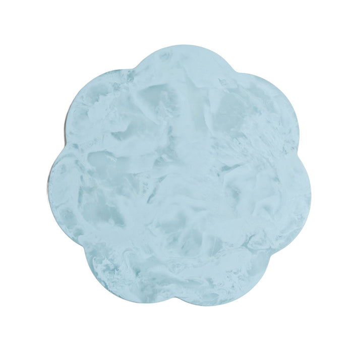 Serveerplateau Scallop Blue 33cm - Serveerplateaus - Addison Ross