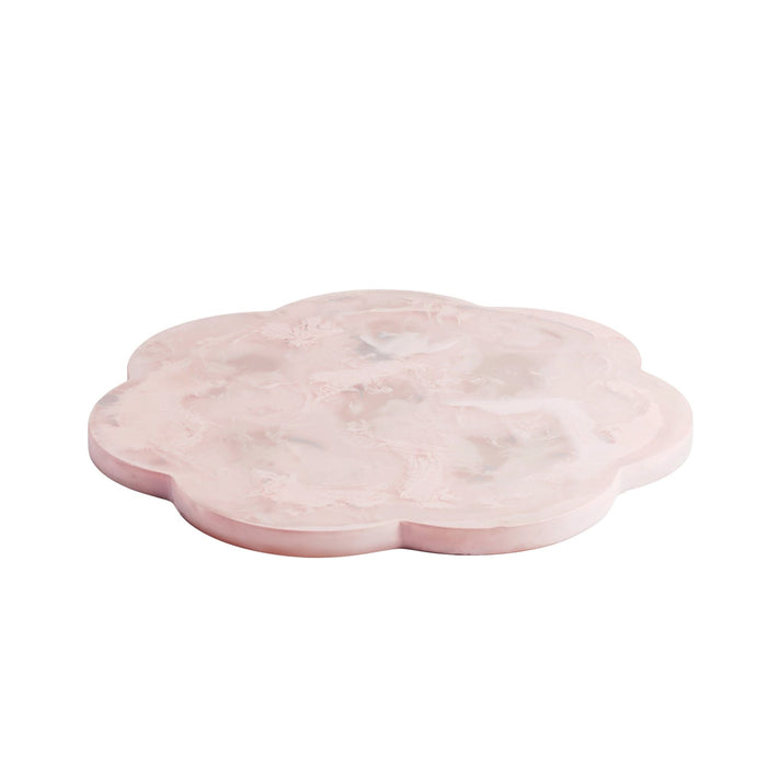 Serveerplateau Scallop Pink 33cm - Serveerplateaus - Addison Ross