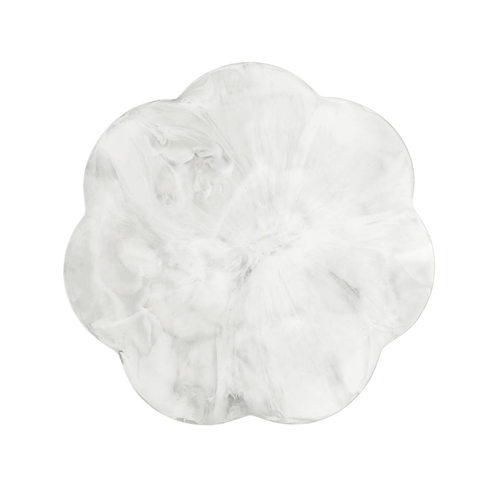 Serveerplateau Scallop White 33cm - Serveerplateaus - Addison Ross