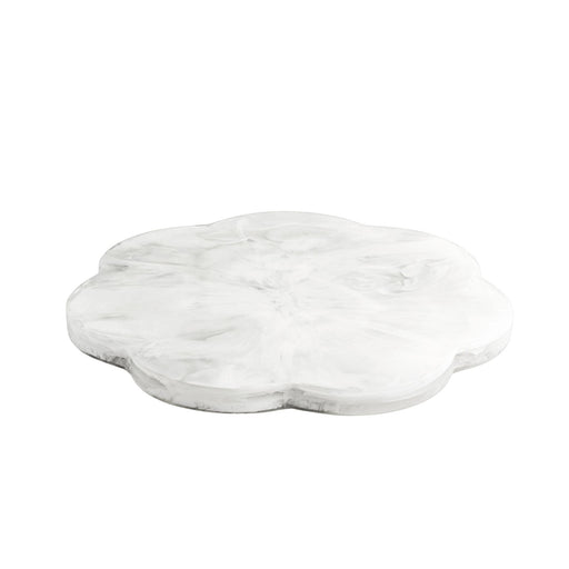 Serveerplateau Scallop White 33cm - Serveerplateaus - Addison Ross
