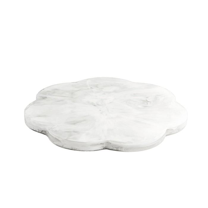 Serveerplateau Scallop White 33cm - Serveerplateaus - Addison Ross