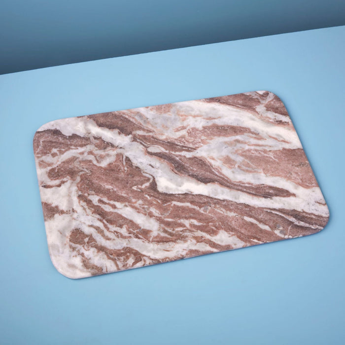 Serveerplateau waterfall marmer 61x41cm - Borrelplateaus - Be Home
