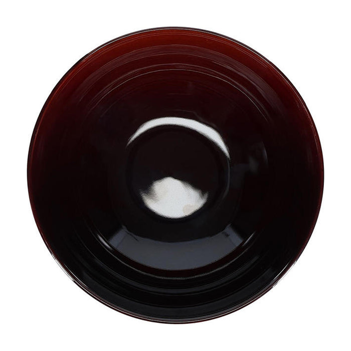 Serveerschaal 21xH13,5cm op voet dark maroon Manon - Schalen - SP Collection