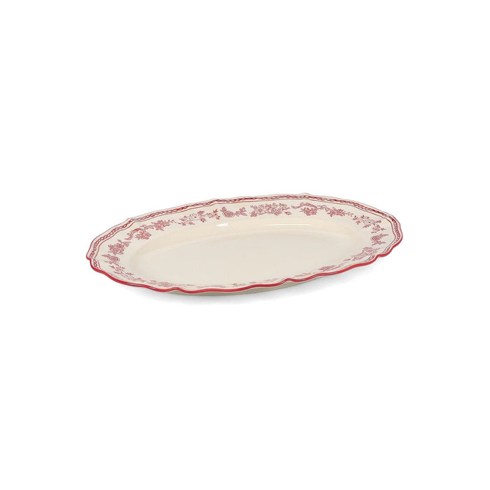 Serveerschaal 32,5x22,5cm ovaal burgundy Cyril - Schalen - SP Collection
