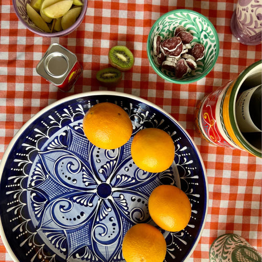 Serveerschaal Flor Cobalto 37,5cm - Schalen - LIST - designs