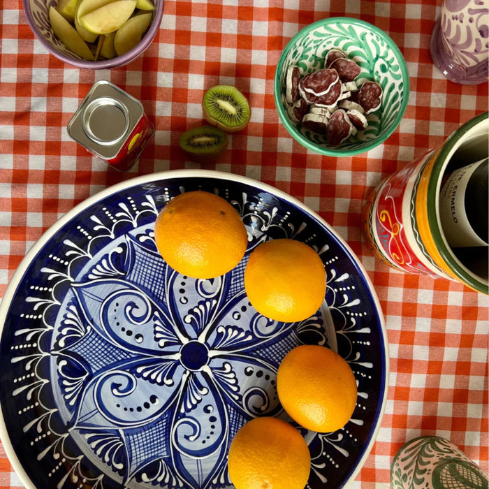 Serveerschaal Flor Cobalto 37,5cm - Schalen - LIST - designs