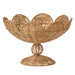 Serveerschaal op voet Rattan Nature 32cm - Schalen - Bungalow