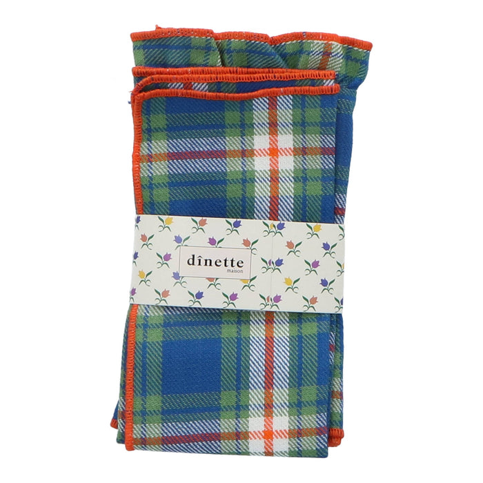 Servet Blake Blue 40cm (set van 2) - Servetten - Maison Dinette