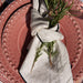 Servet Bourdon Canvas Mimi - Blanc & Bourdon Noir (set van 6) - Servetten - Maison de Vacances