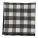 Servet Bourdon Canvas Mimi Vichy - Vichy Kaki & Bourdon Noir (set van 6) - Servetten - Maison de Vacances