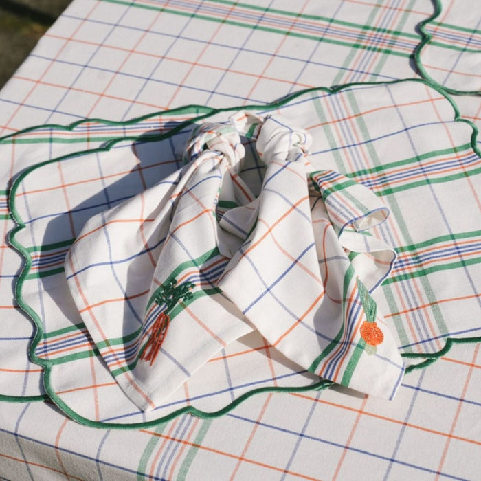 Servet Leon Green 40cm (set van 2) - Servetten - Maison Dinette