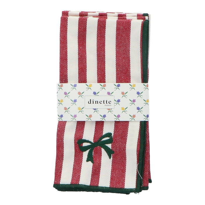 Servet Noëline Burgundy 40cm (set van 2) - Servetten - Maison Dinette