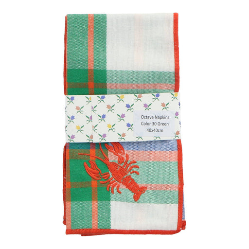Servet Octave Green 40cm (set van 2) - Servetten - Maison Dinette