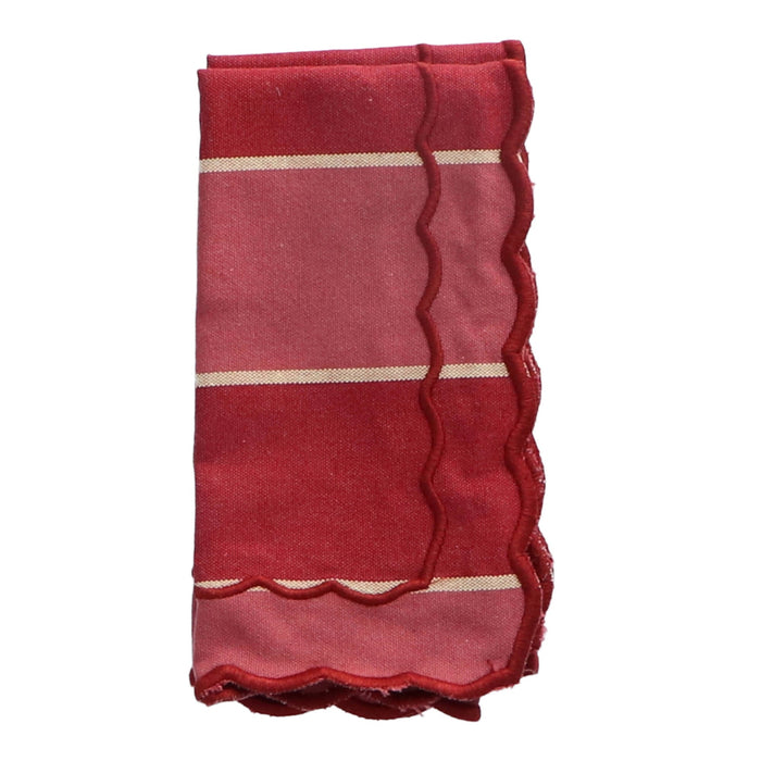 Servet Oscar Burgundy 38x38cm (set van 2) - Servetten - Maison Dinette