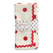 Servet Paulette Red 40x40cm (set van 2) - Servetten - Maison Dinette