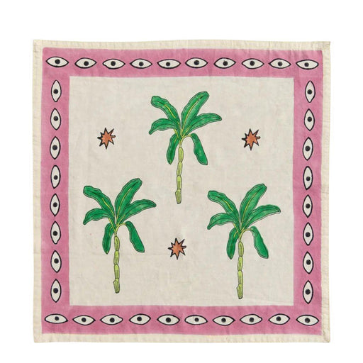 Servet The Green Palmtree 40x40cm - Servetten - Casa Juna