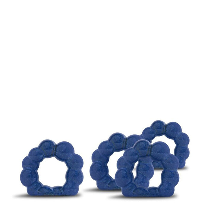 Servetringen Porto Blue (set van 4) - Servetringen - Byon