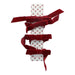 Servetstrikken Lily Burgundy (set van 4) - Servetten - Maison Dinette