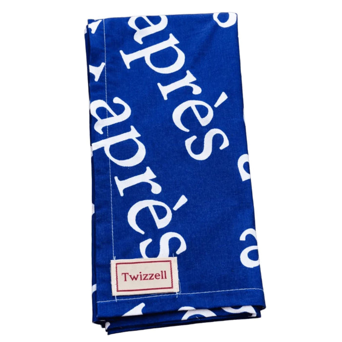 Servetten Blue Après 45x45cm (set van 4) - Servetten - Twizzell