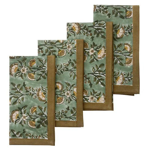 Servetten Calla Sage Atlantic 45x45cm (set van 4) - Servetten - Bungalow