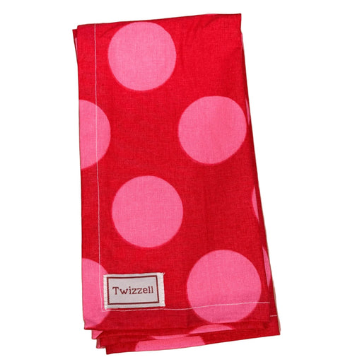 Servetten Red and Pink Spot 45x45cm (set van 4) - Servetten - Twizzell