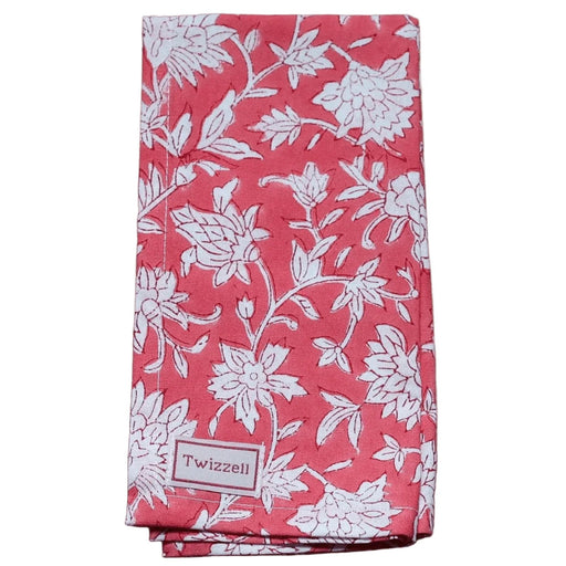 Servetten Rosy Floral 45x45cm (set van 4) - Servetten - Twizzell