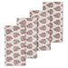 Servetten Samira Scarlet 45x45cm (set van 4) - Servetten - Bungalow