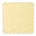 Servetten scallop botergeel 40x40cm (set van 2) - Servetten - Kulu Club