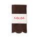 Servetten scallop bruin 40x40cm (set van 2) - Servetten - Kulu Club