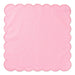 Servetten scallop roze 40x40cm (set van 2) - Servetten - Kulu Club