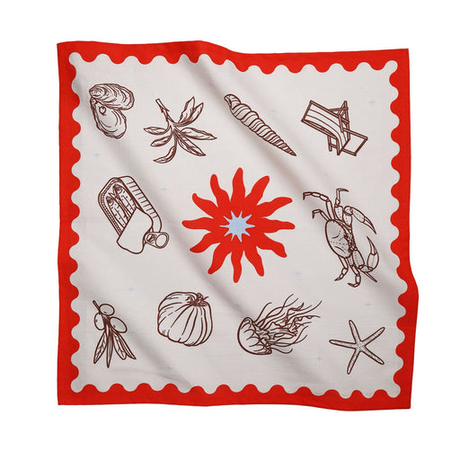 Servetten Seaside 50x50cm (set van 2) - Servetten - Sam Sam