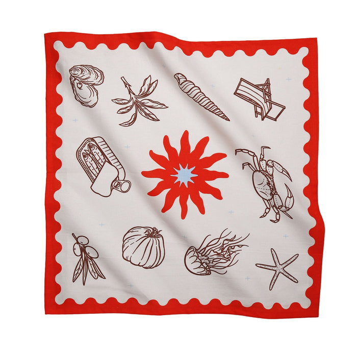 Servetten Seaside 50x50cm (set van 2) - Servetten - Sam Sam