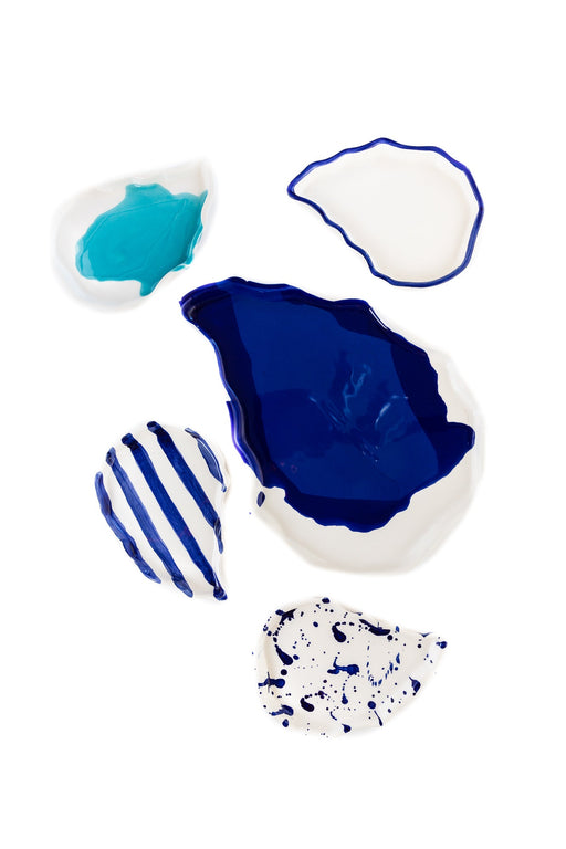 Set van schaaltjes voor zeevruchten of tapas (set van 5) - Schalen - Val Pottery