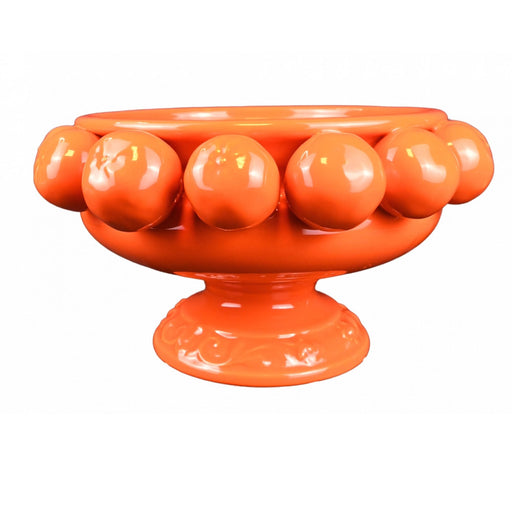 Sinaasappel Fruitschaal / wijnkoeler op voet 30x18cm - Schalen - Piccobella