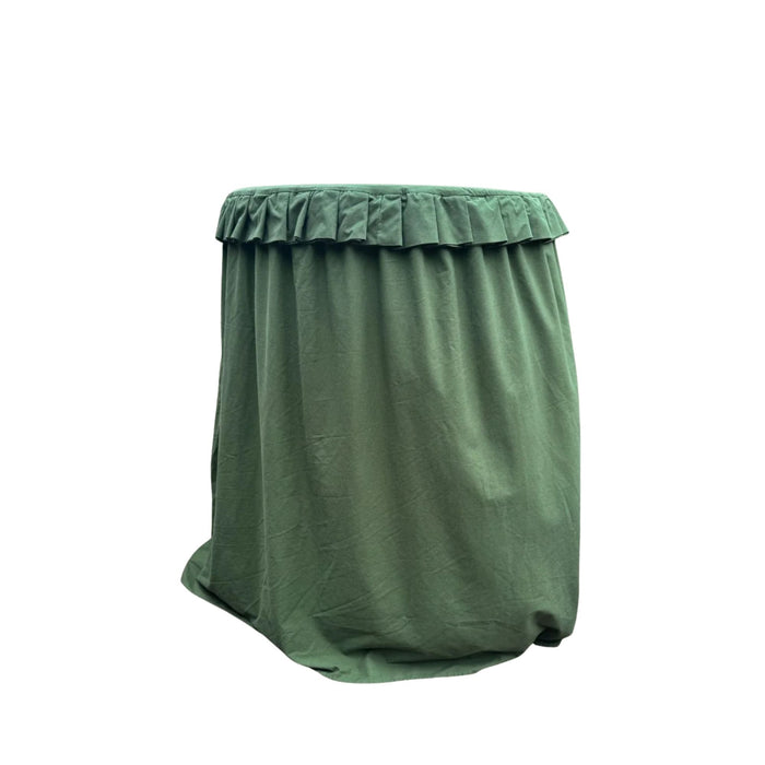 Statafelrok Basil Green - Tafelkleden - Club Carlotta