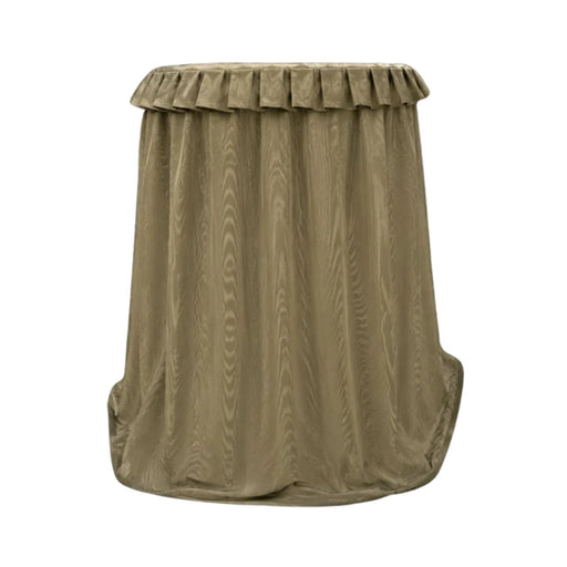 Statafelrok Olive Green Moiré - Tafelkleden - Club Carlotta
