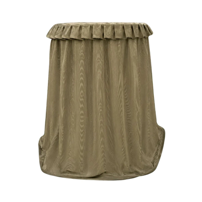 Statafelrok Olive Green Moiré - Tafelkleden - Club Carlotta