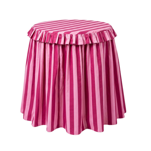 Statafelrok Red & Pink Stripe - Tafelkleden - Club Carlotta