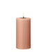 Stolpkaars 15cm Rosy Caramel LED - Kaarsen - Ester & Erik