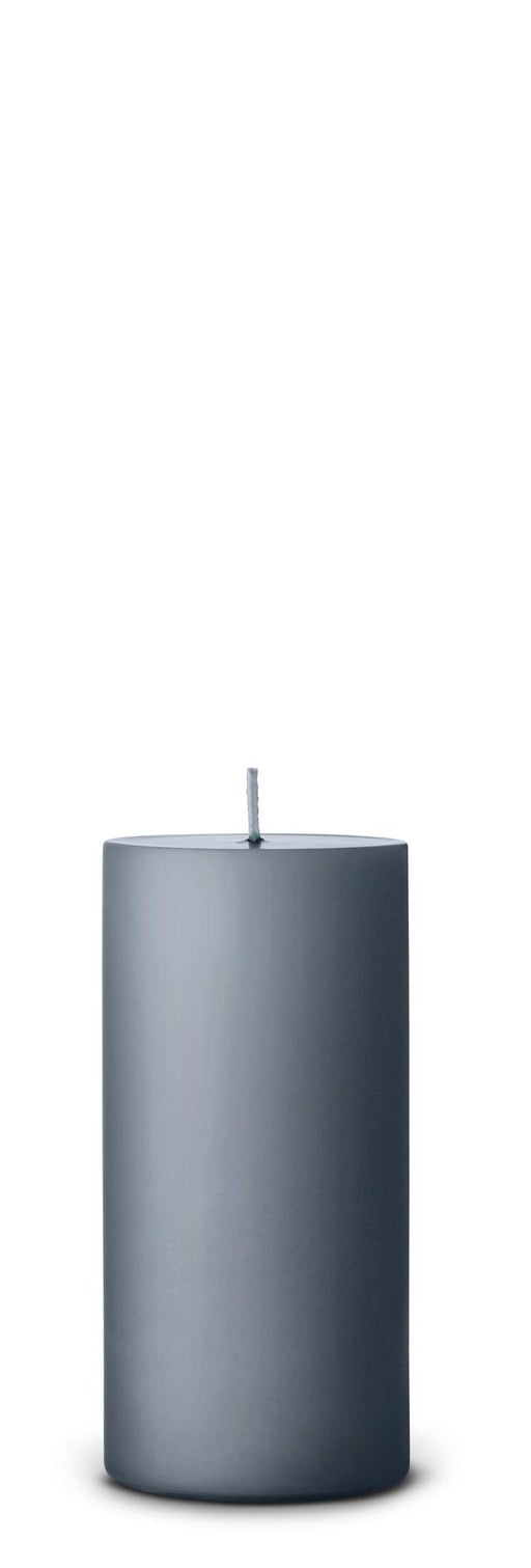 Pillar candle H 15cm D 7cm gray, dark Ester & Erik - FOODIES IN HEELS