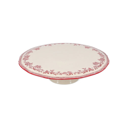 Taartplateau 32,5xH9cm burgundy Cyril - Taartplateaus - SP Collection