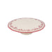 Taartplateau 32,5xH9cm burgundy Cyril - Taartplateaus - SP Collection
