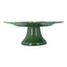 Taartplateau op voet Geranium groen 33cm - Taartplateaus - Bordallo Pinheiro