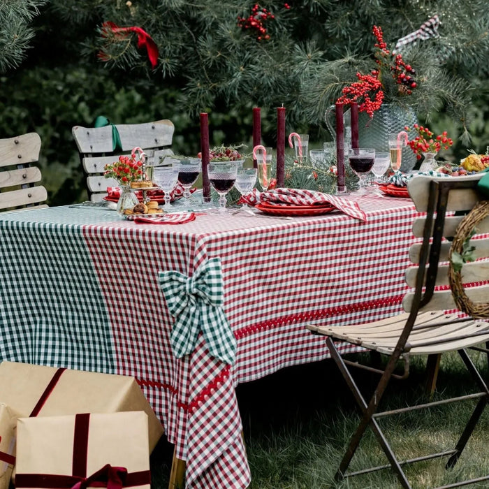 Tafelkleed Anatole Red 170x300cm - Tafelkleden - Maison Dinette