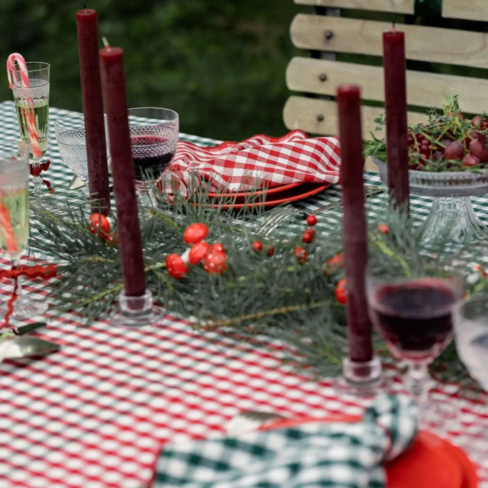 Tafelkleed Anatole Red 170x360cm - Tafelkleden - Maison Dinette